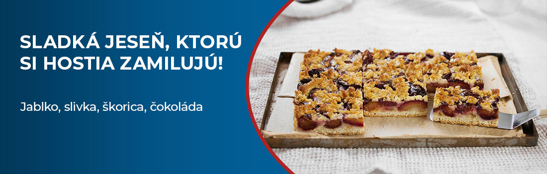 Sladká jeseň – jablko, škorica, slivka a čokoláda