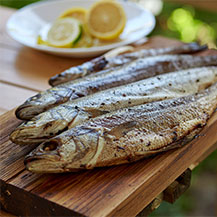Ausgenommene Fische