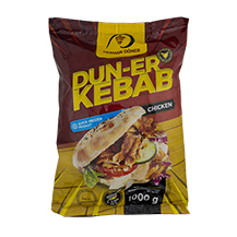 Csirke kebab combfiléből sült IQF HALAL  